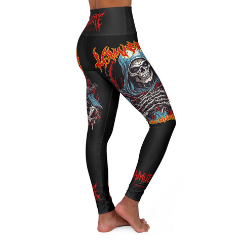 High Waisted Yoga Leggings (AOP)